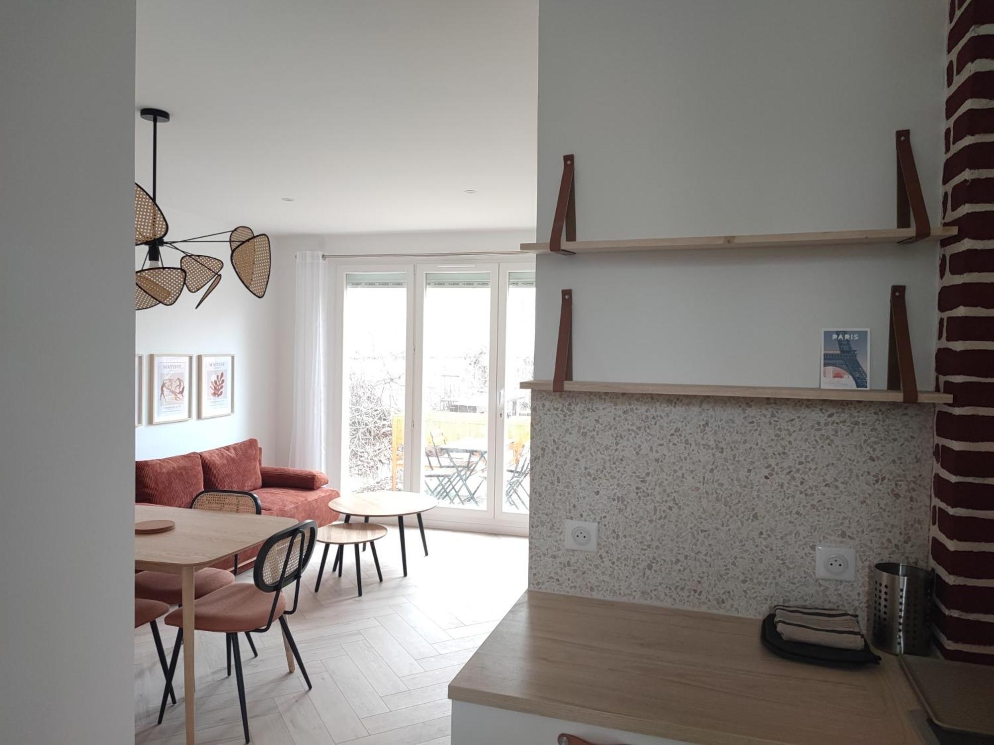 Appartement D'Architecte Avec Vue Sur Jardin La Courneuve Dış mekan fotoğraf